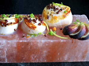 Sautéeing on Himalayan salt blocks creates exponentially more flavor than sautéeing in a conventional skillet.  This is because a salt block cooks your food in two ways. At a blazing 500 degrees or higher, the heavy block of salt has enormous thermal mass, sizzling away moisture to produce a thick crust of rich, concentrated flavor.  At the same time, the Himalayan pink salt itself sets to work, bursting cell membranes, intermingling juices, and breaking loose new flavors that in turn sizzle away to make for even more concentrated flavors. 